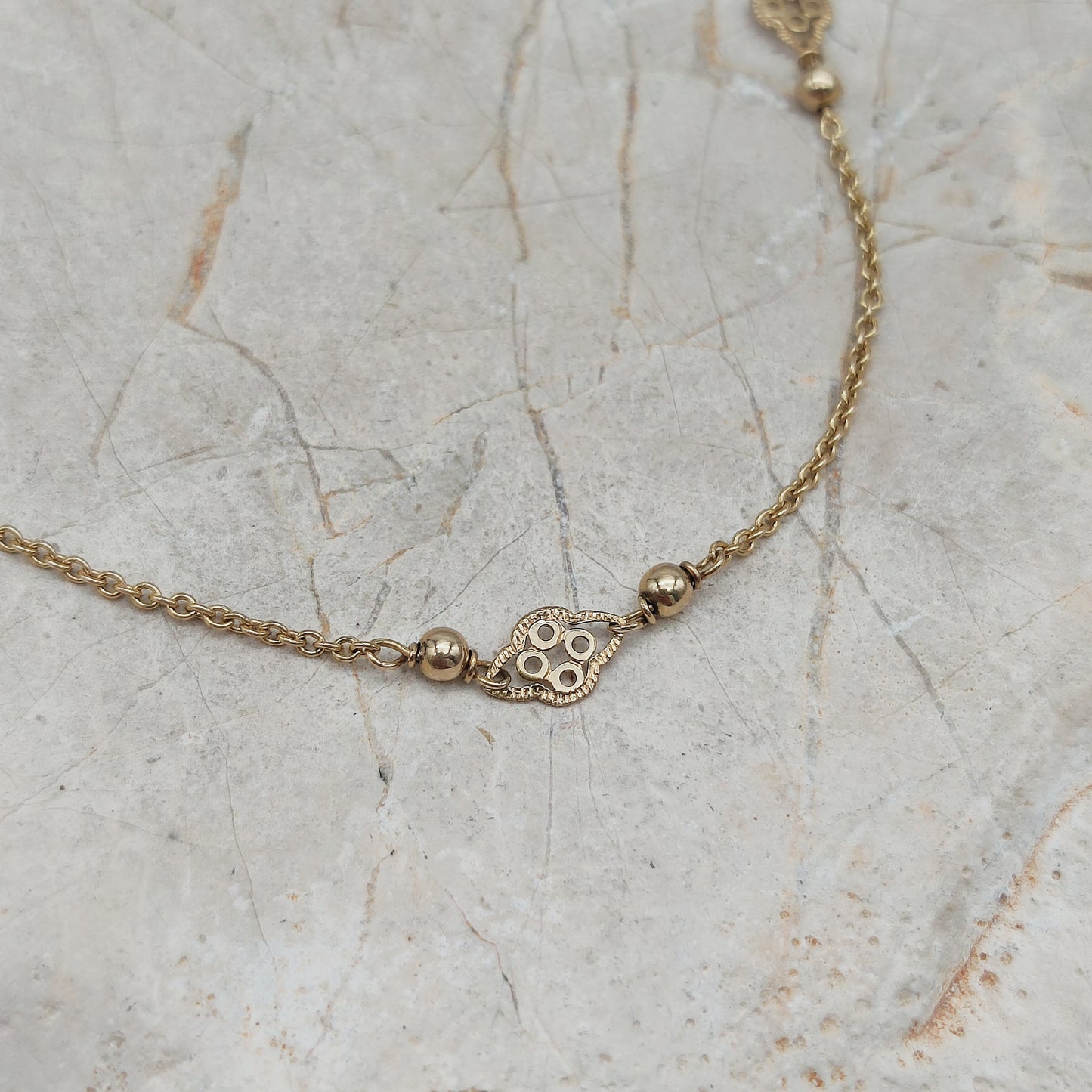 Vintage necklace in 8 Carat Gold by Friedrich Binder