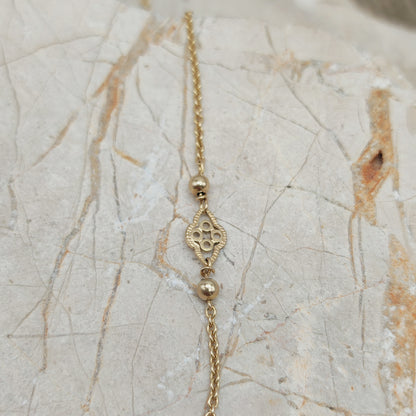 Vintage necklace in 8 Carat Gold by Friedrich Binder
