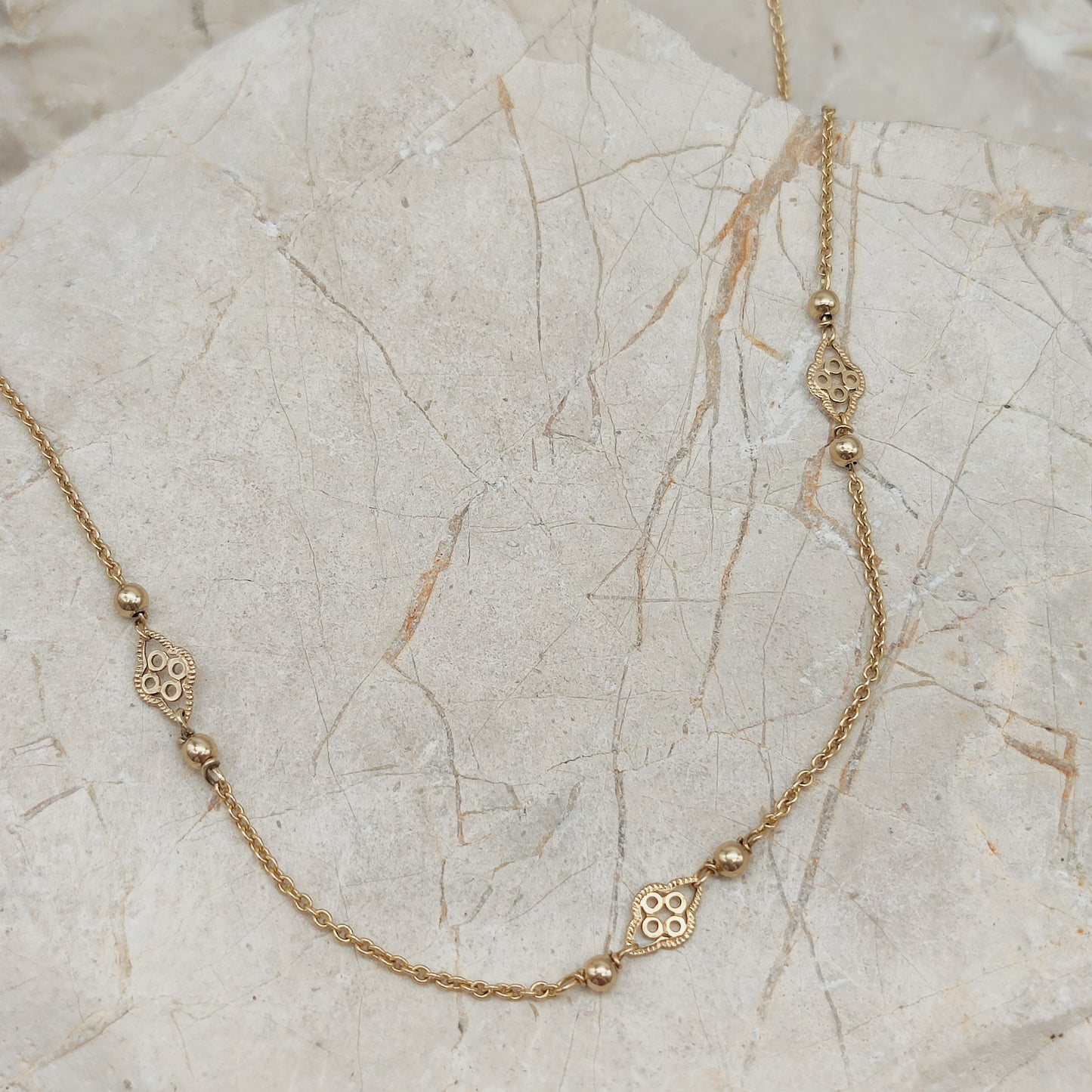 Vintage necklace in 8 Carat Gold by Friedrich Binder
