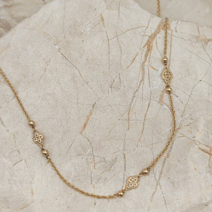 8 karaat gouden ankerschakelketting van Friedrich Binder