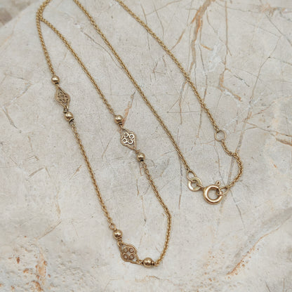 Vintage necklace in 8 Carat Gold by Friedrich Binder