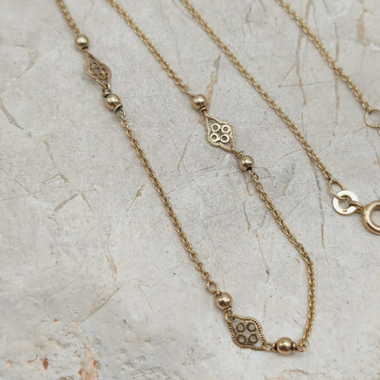 Vintage necklace in 8 Carat Gold by Friedrich Binder