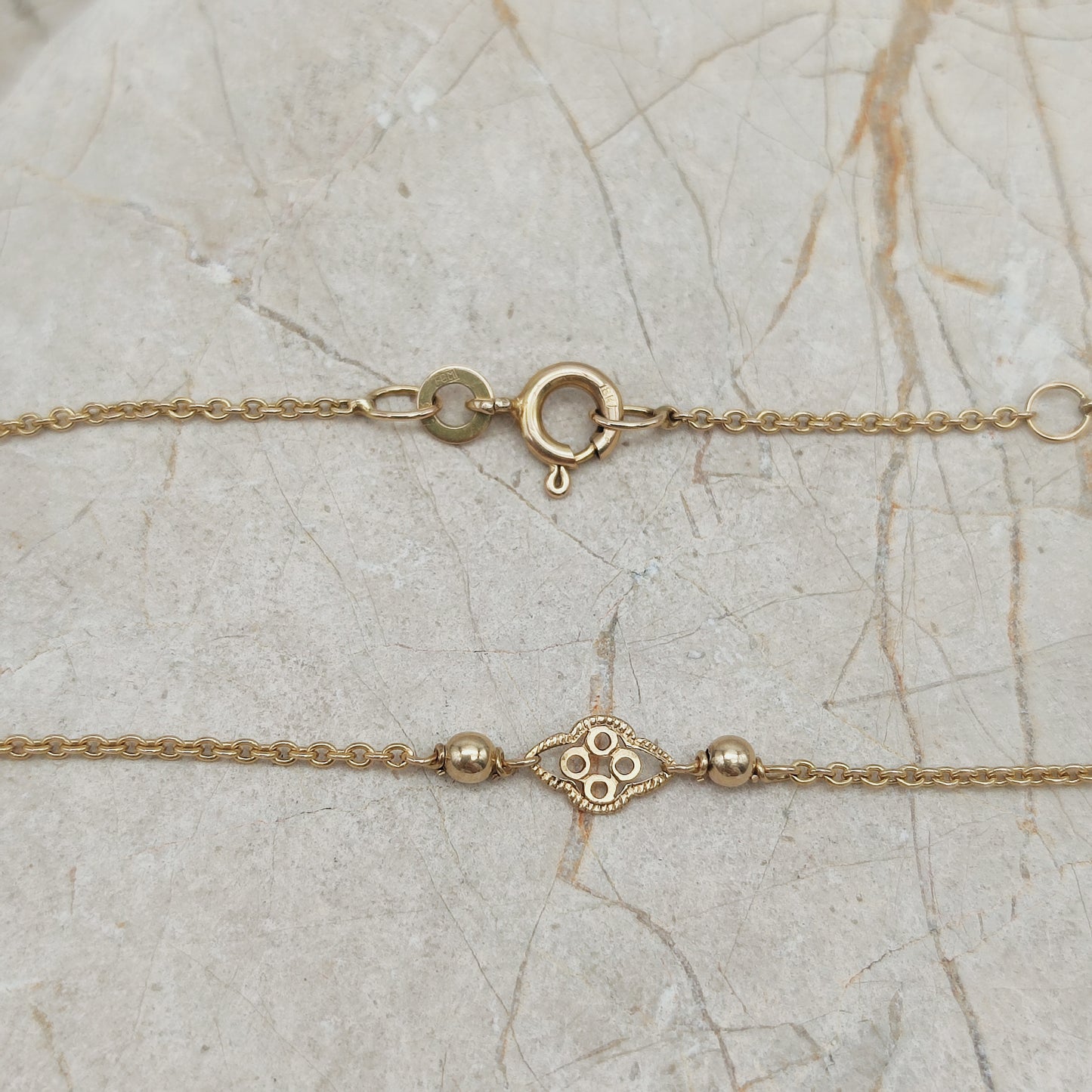 Vintage necklace in 8 Carat Gold by Friedrich Binder
