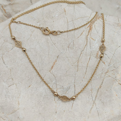 Vintage necklace in 8 Carat Gold by Friedrich Binder