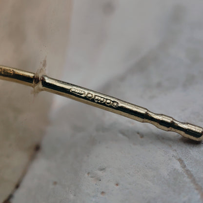 Vintage Sixties Earrings in 9 Carat Gold