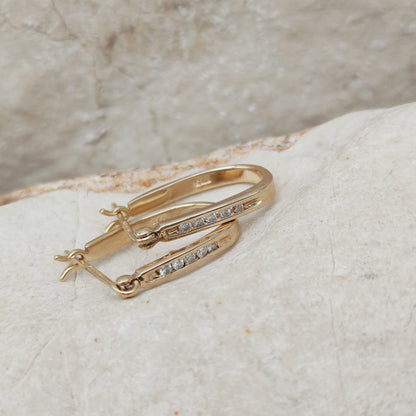 Vintage Diamond earrings in 9 Carat Gold