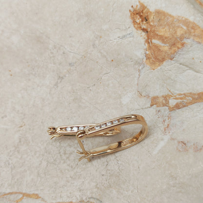 Vintage Diamond earrings in 9 Carat Gold