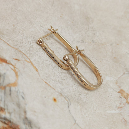 Vintage Diamond earrings in 9 Carat Gold