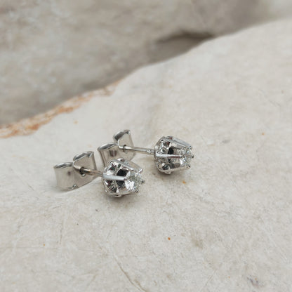 Vintage Diamond Earrings in 14 Carat Gold