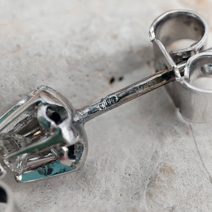 Vintage Diamond Earrings in 14 Carat Gold