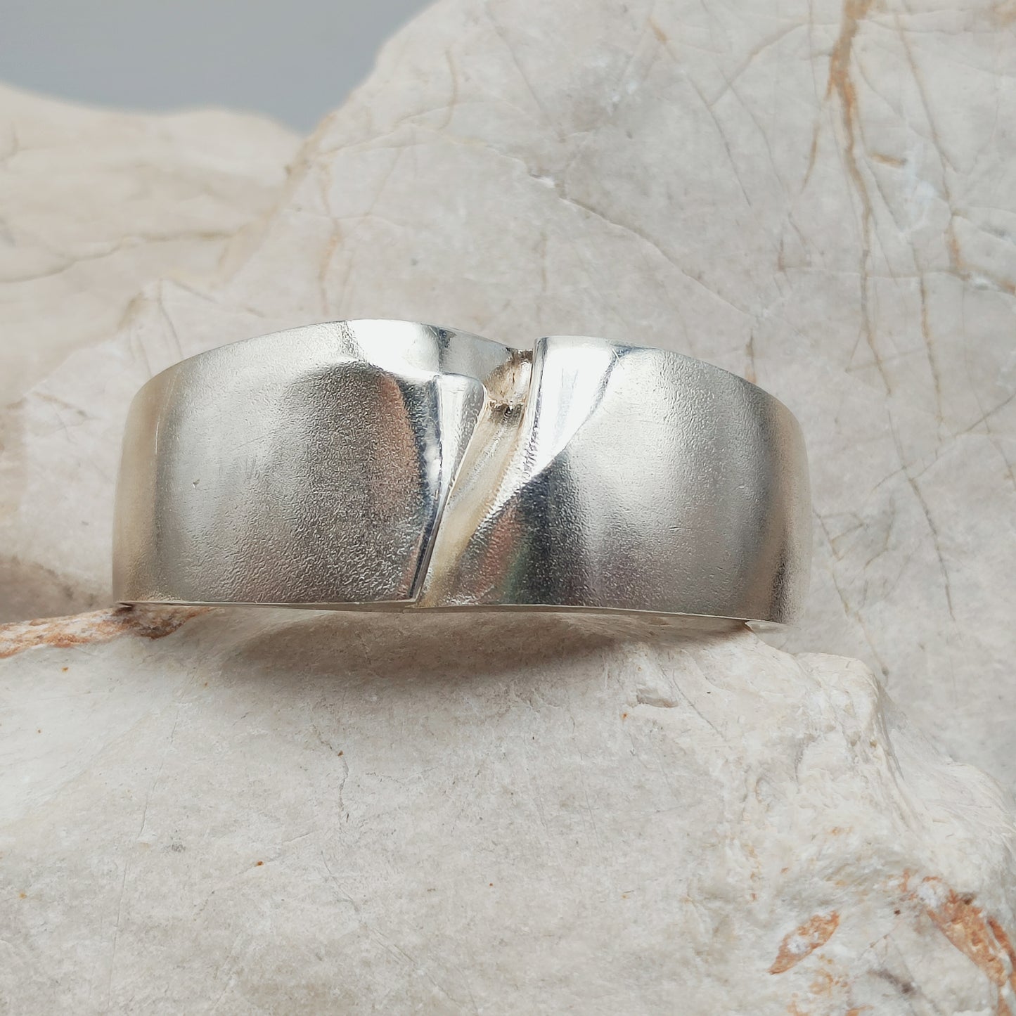 Zilveren Lapponia Darina armband met open cuffvorm