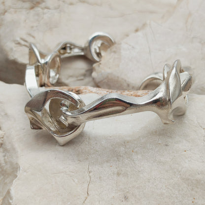 Vintage Lapponia Kang’s Chain Bracelet by Björn Weckström 1976