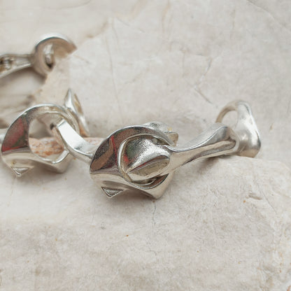 Vintage Lapponia Kang’s Chain Bracelet by Björn Weckström 1976