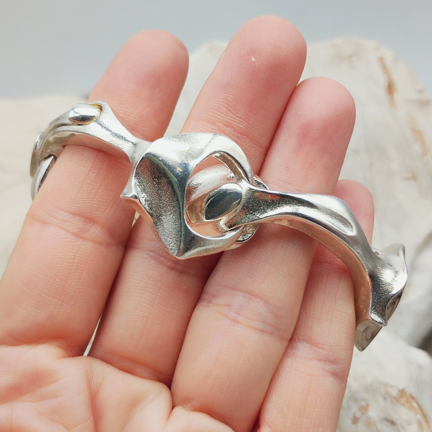 Vintage Lapponia Kang’s Chain Bracelet by Björn Weckström 1976