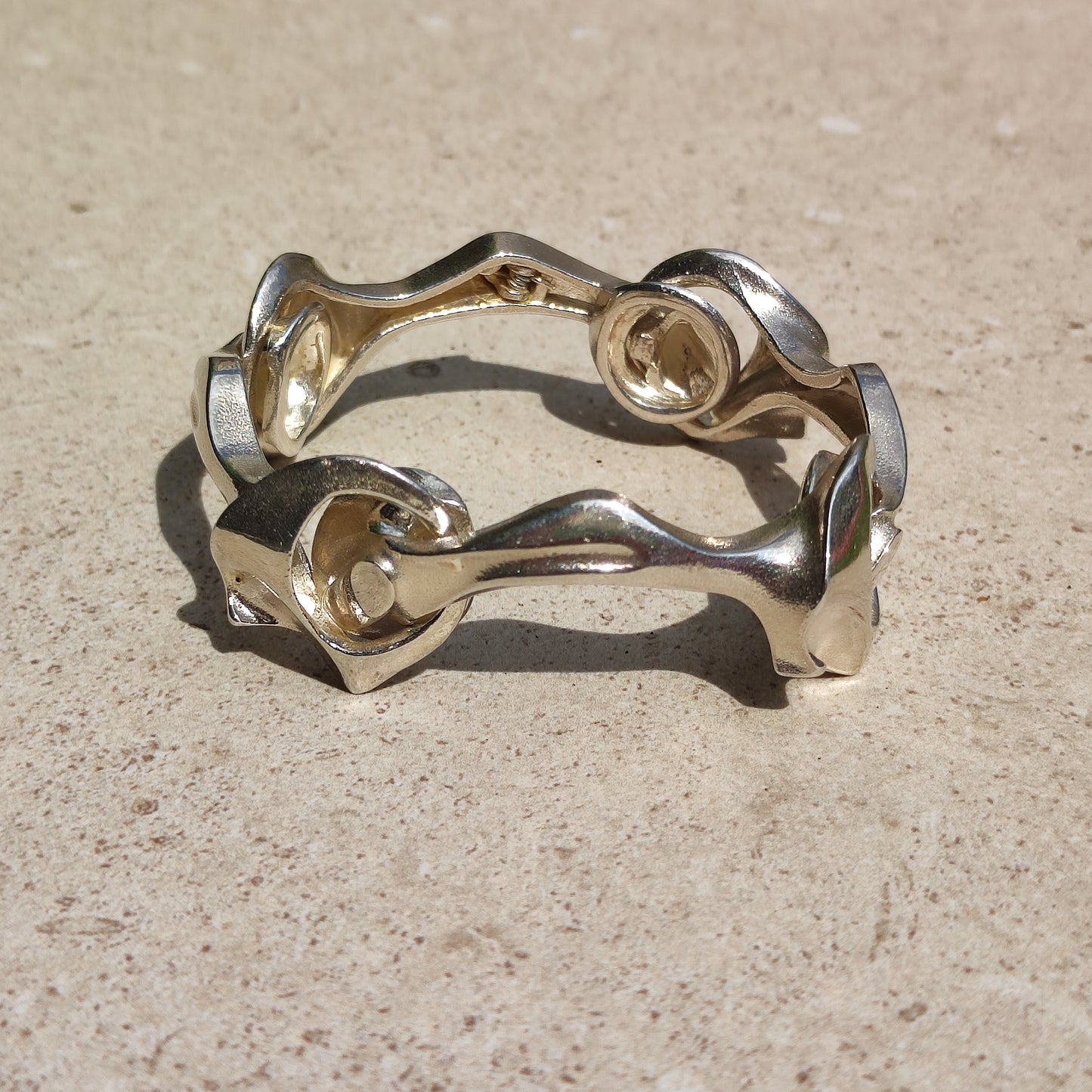Vintage Lapponia Kang’s Chain Bracelet by Björn Weckström 1976