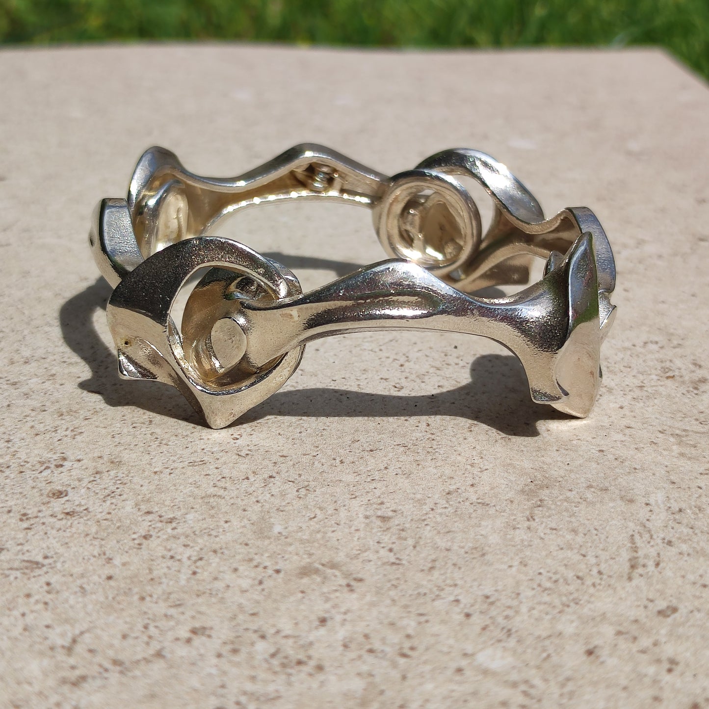 Vintage Lapponia Kang’s Chain Bracelet by Björn Weckström 1976
