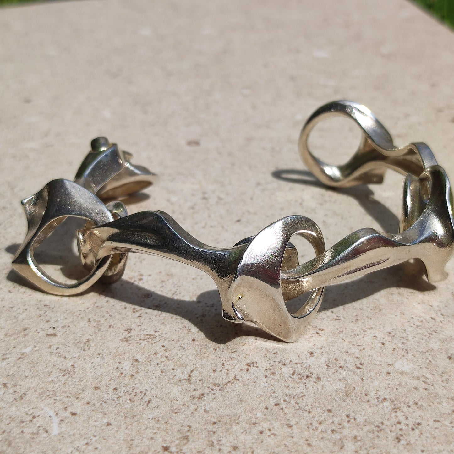 Vintage Lapponia Kang’s Chain Bracelet by Björn Weckström 1976