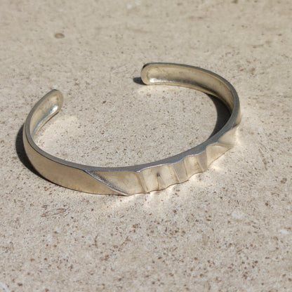 Vintage Silver Cuff Bracelet by Lapponia, Finland 1991