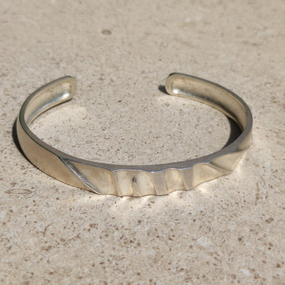 Vintage Silver Cuff Bracelet by Lapponia, Finland 1991