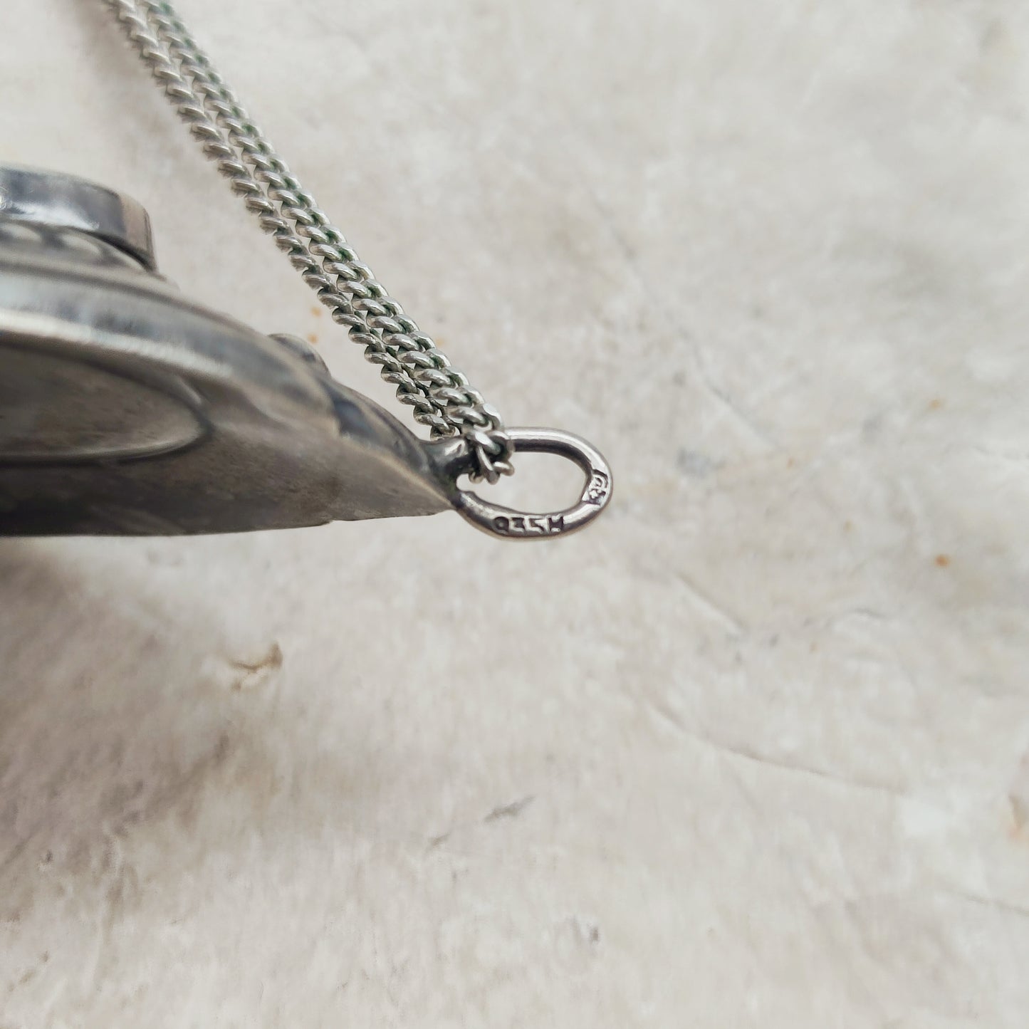 Antique Silver Biedermeier Revival Pendant circa 1910–1930