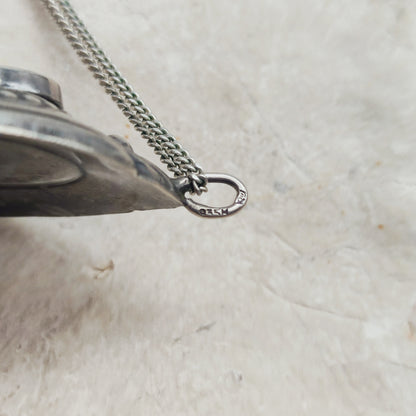 Antique Silver Biedermeier Revival Pendant circa 1910–1930
