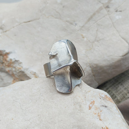 Vintage Silver Magmassa Ring by Björn Weckström for Lapponia 1971