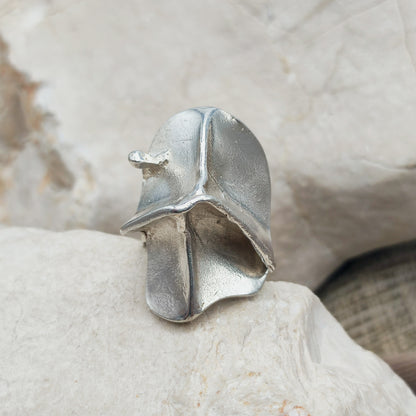 Vintage Silver Magmassa Ring by Björn Weckström for Lapponia 1971