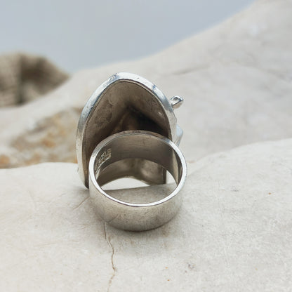 Vintage Silver Magmassa Ring by Björn Weckström for Lapponia 1971