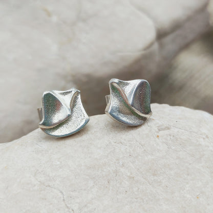 Silver Fylgia Earrings by Björn Weckström for Lapponia