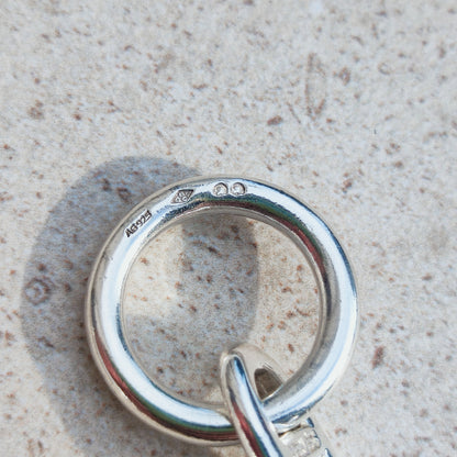 Vintage Hermès Chaîne d’Ancre Grand Modèle Sterling Silver Collier circa 1980