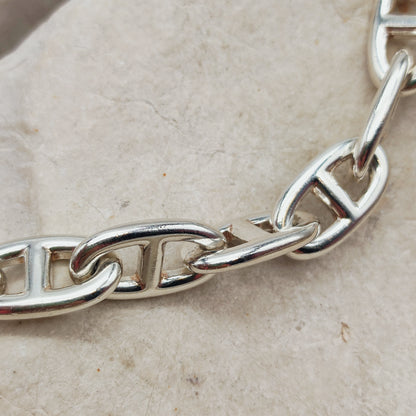 Vintage Hermès Chaîne d’Ancre Grand Modèle Sterling Silver Collier circa 1980