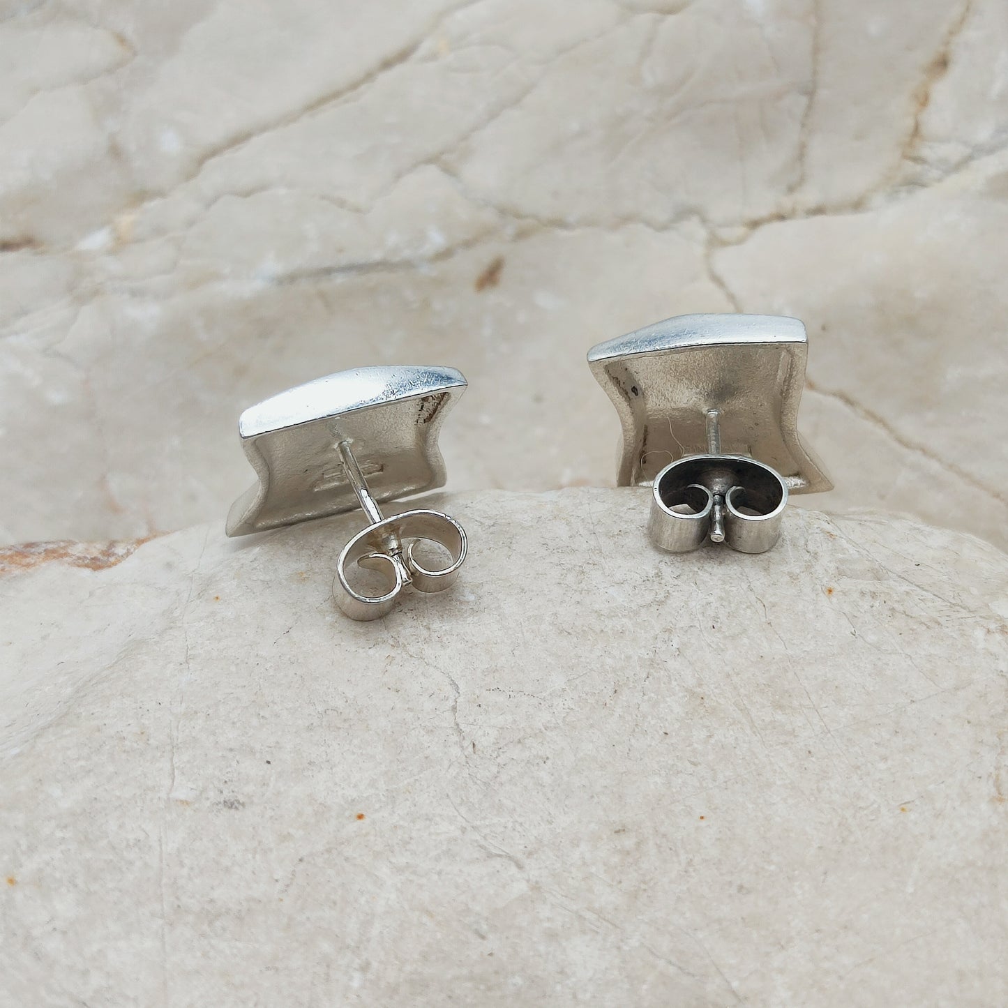 Sterling Silver Ix Earrings by Björn Weckström for Lapponia