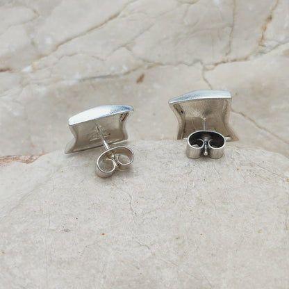 Sterling Silver Ix Earrings by Björn Weckström for Lapponia