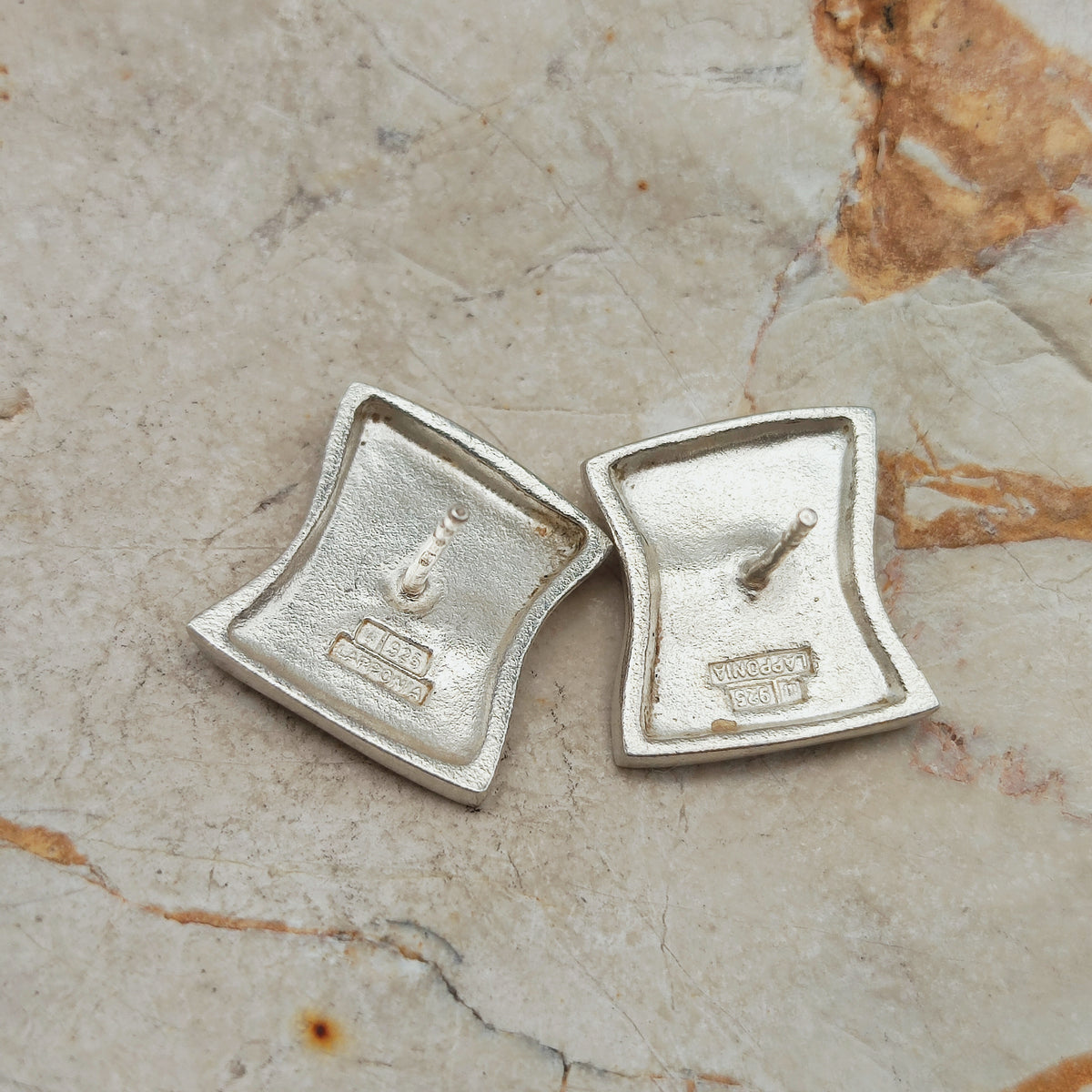 Sterling Silver Ix Earrings by Björn Weckström for Lapponia
