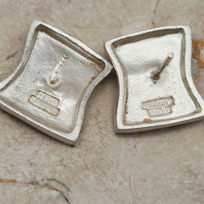 Sterling Silver Ix Earrings by Björn Weckström for Lapponia