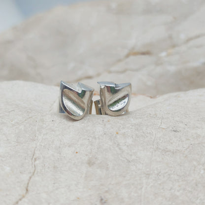 Lapponia Etna Sterling Silver Stud Earrings by Zoltan Popovits