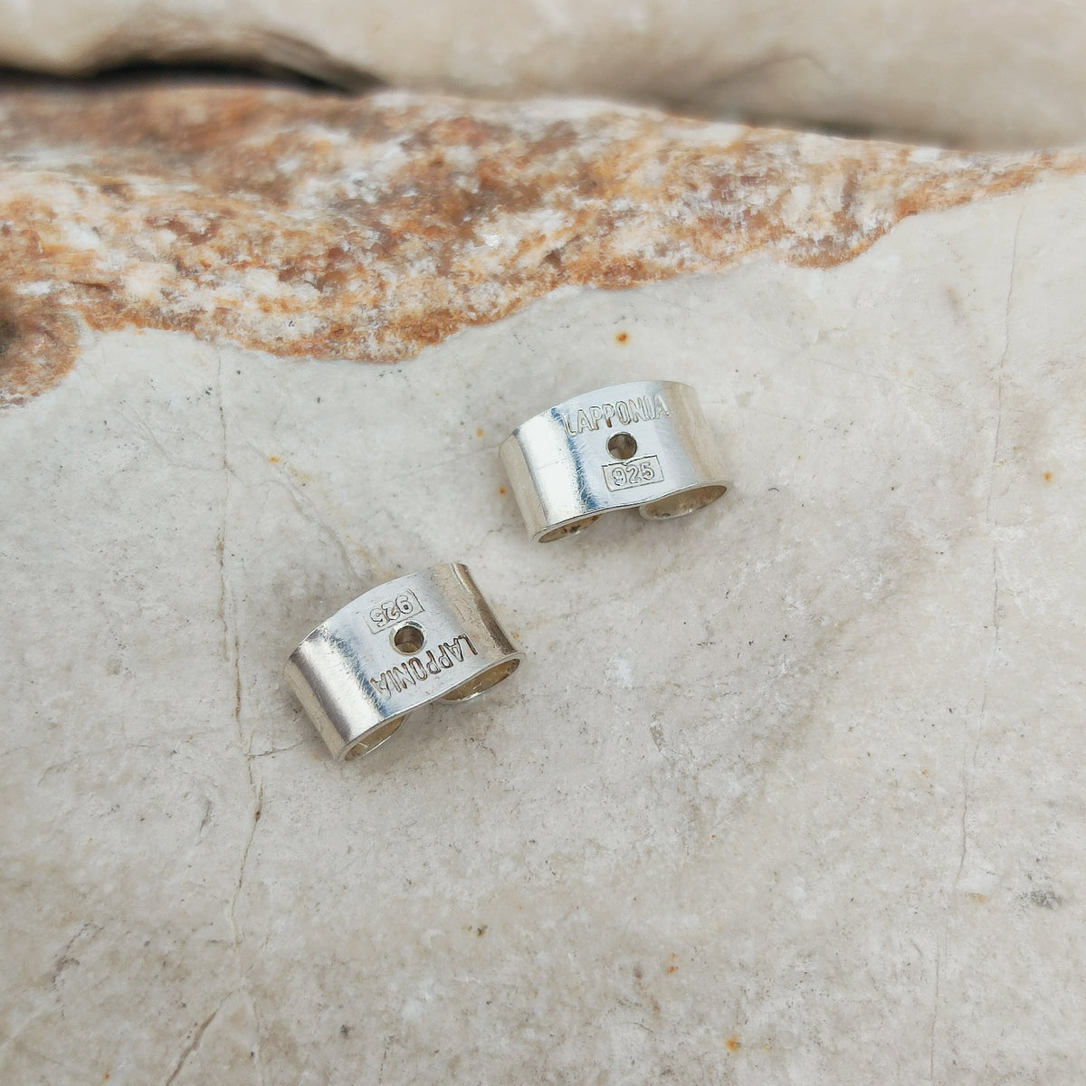Lapponia Etna Sterling Silver Stud Earrings by Zoltan Popovits