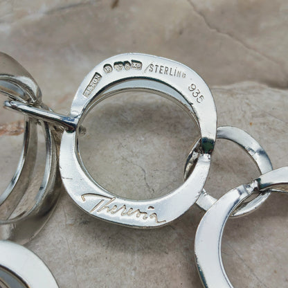 Vintage Theresia Hvorslev Reflex Bracelet in 935 Silver, 1972
