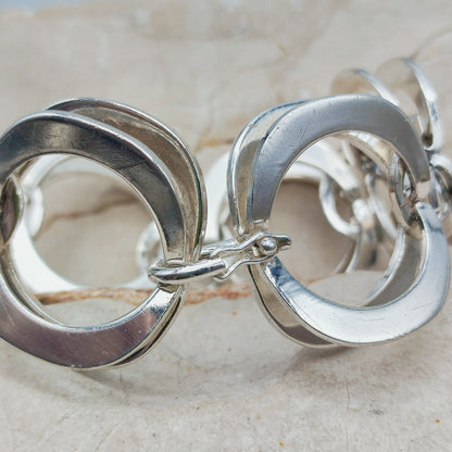 Vintage Theresia Hvorslev Reflex Bracelet in 935 Silver, 1972