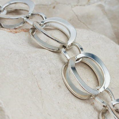 Vintage Theresia Hvorslev Reflex Bracelet in 935 Silver, 1972