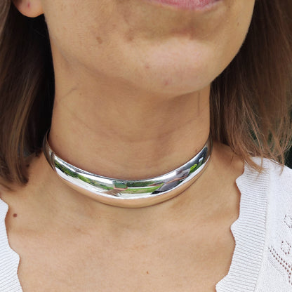Sterling Silver Torque Necklace by Erik Dennung for Buch + Deichmann
