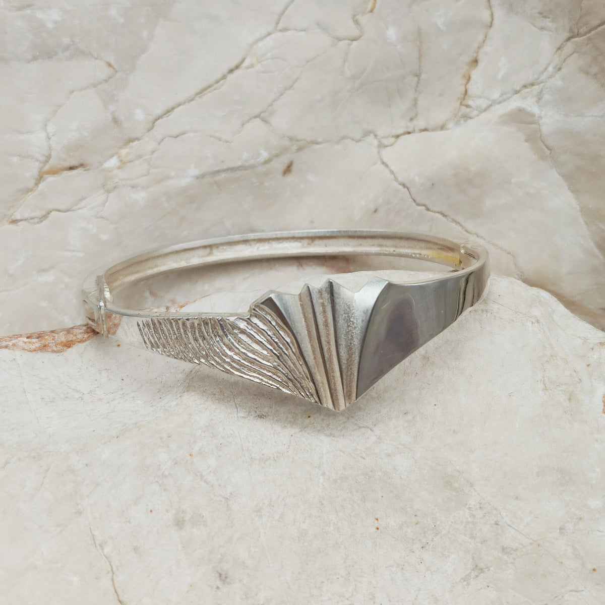 Snowfly Silver Cuff Bracelet by Matti J. Hyvärinen for Sirokoru