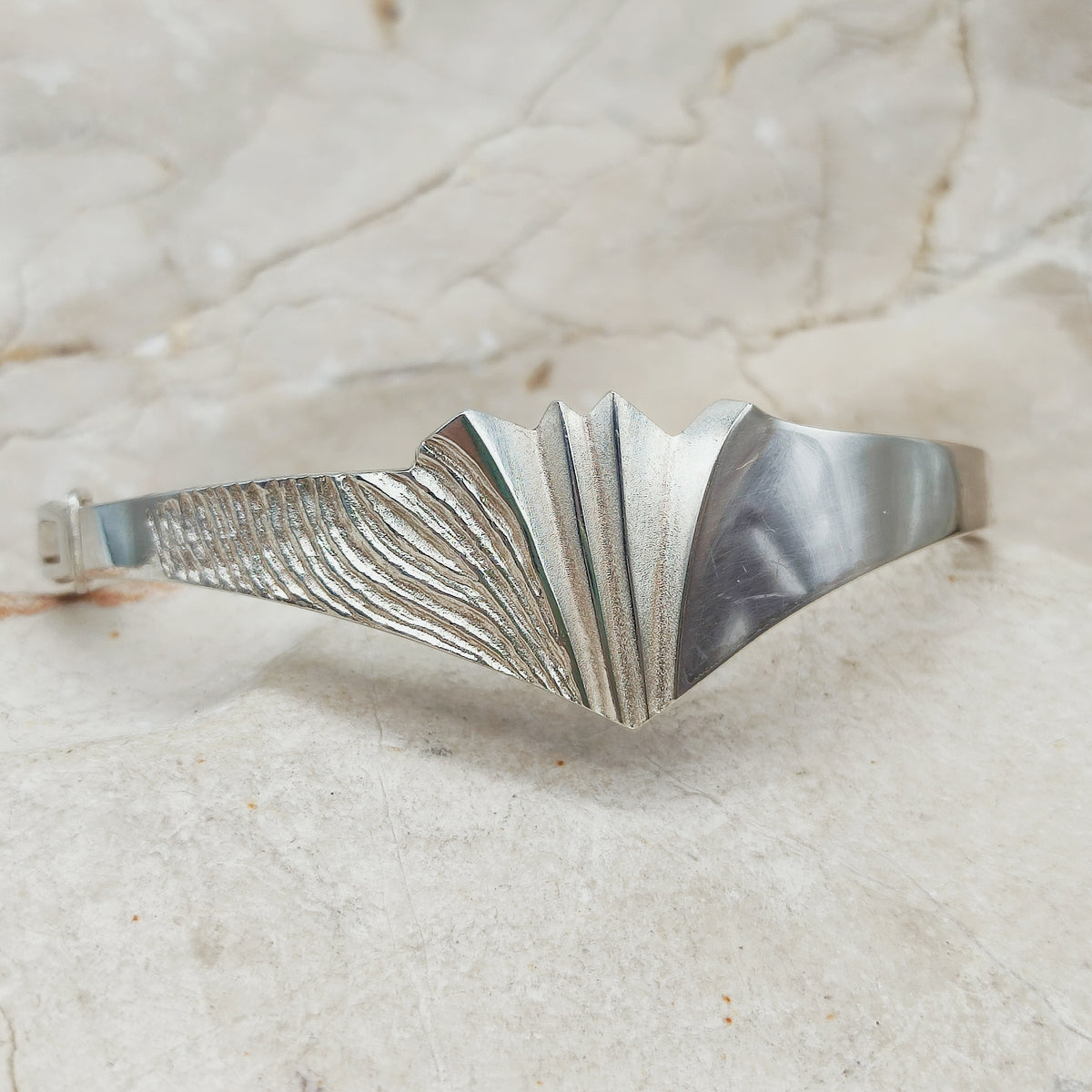 Snowfly Silver Cuff Bracelet by Matti J. Hyvärinen for Sirokoru
