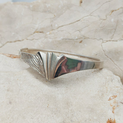 Snowfly Silver Cuff Bracelet by Matti J. Hyvärinen for Sirokoru