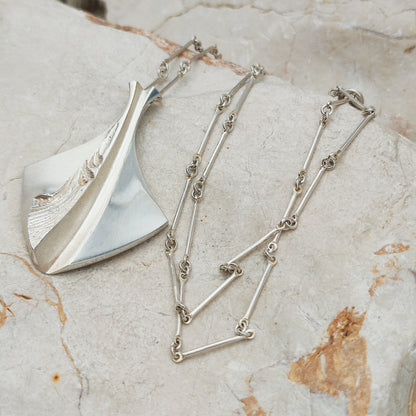 Chilled Champagne Sterling Silver Necklace by Matti J. Hyvärinen for Sirokoru