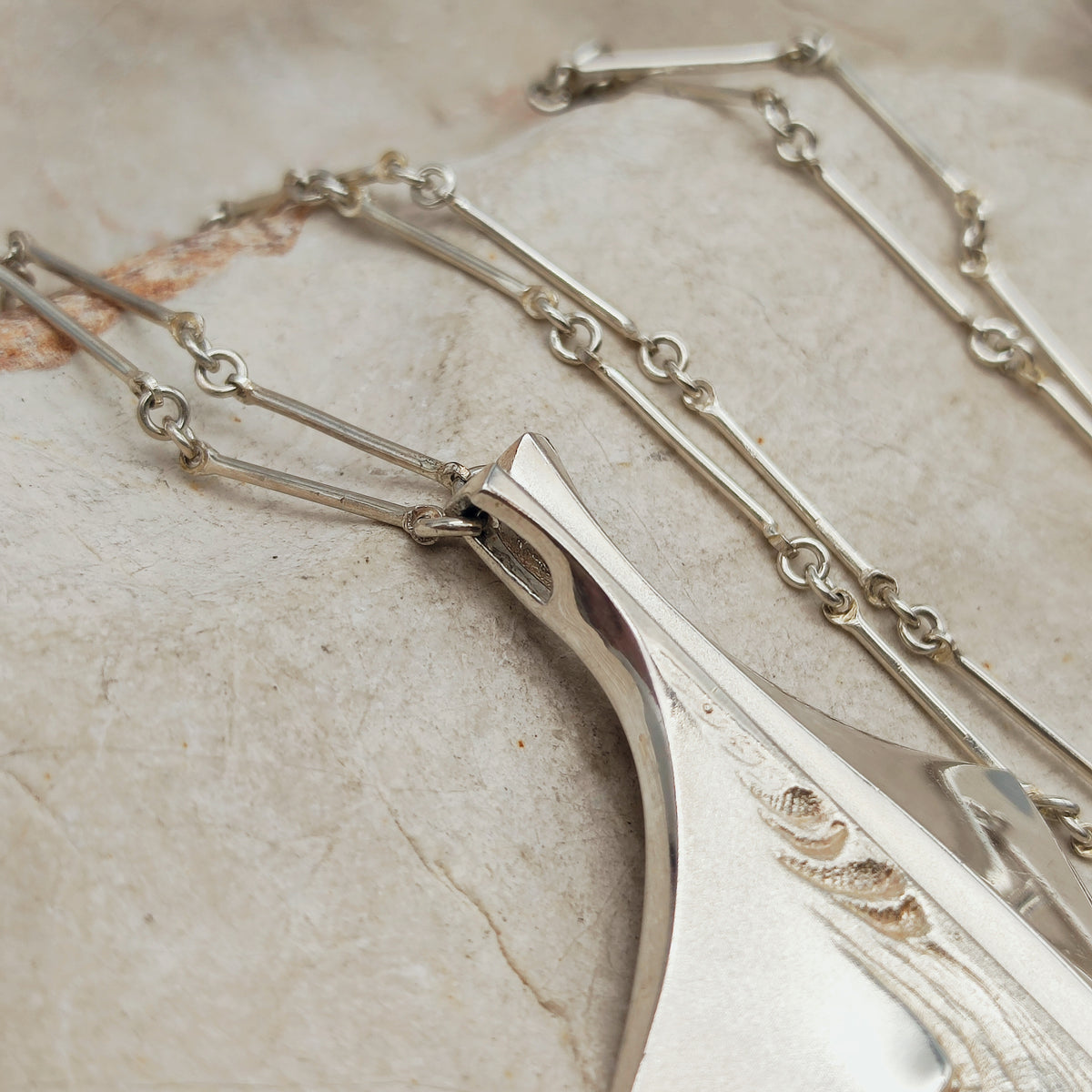 Chilled Champagne Sterling Silver Necklace by Matti J. Hyvärinen for Sirokoru