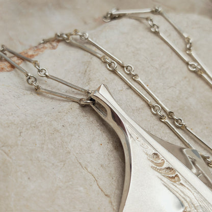Chilled Champagne Sterling Silver Necklace by Matti J. Hyvärinen for Sirokoru