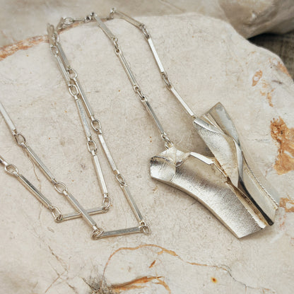 Raspail Sterling Silver Necklace by Matti J. Hyvärinen for Sirokoru 1970