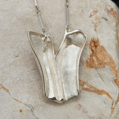 Raspail Sterling Silver Necklace by Matti J. Hyvärinen for Sirokoru 1970