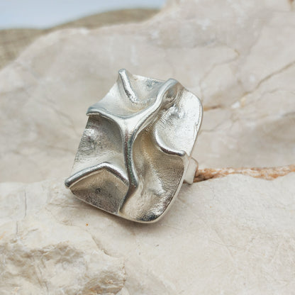Dancer Sterling Silver Ring by Matti J. Hyvärinen 1973